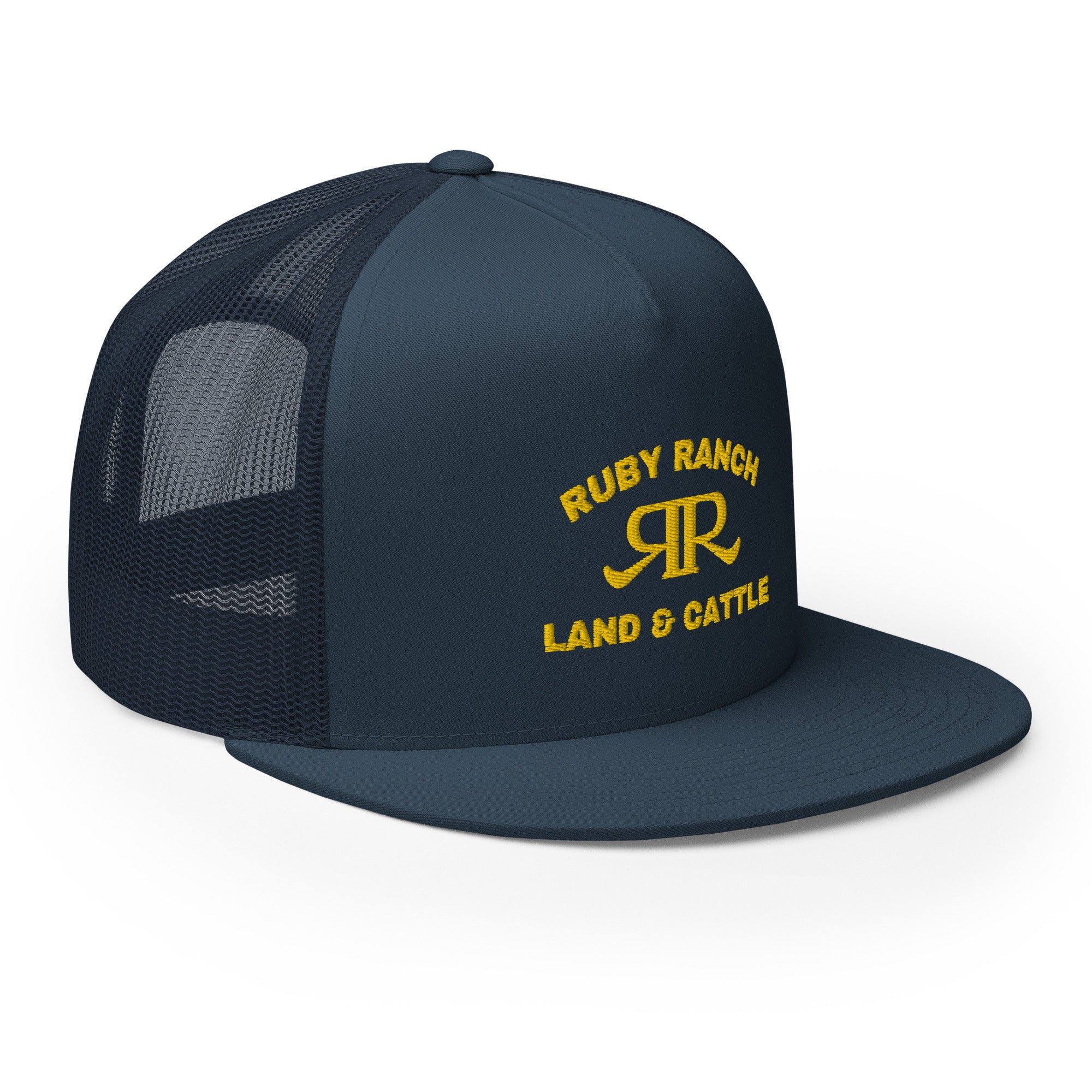 Ruby Ranch "Land & Cattle" Flat-Bill Trucker